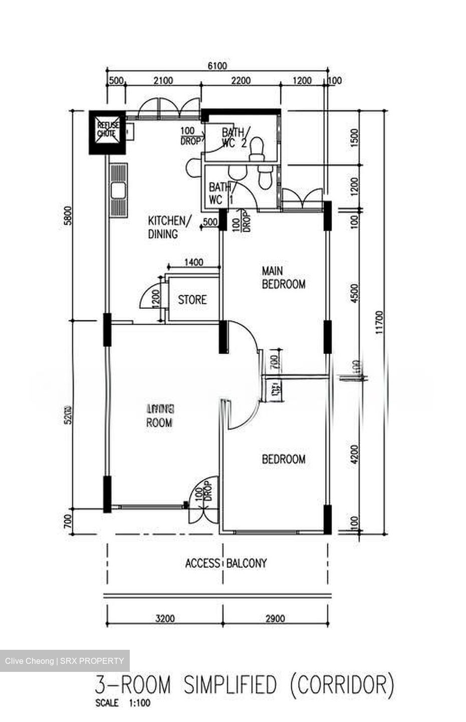 Blk 272 Gombak Place (Bukit Batok), HDB 3 Rooms #581937221